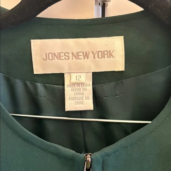 Jones New York Women's Dark Green Suit - Picture 2 of 9